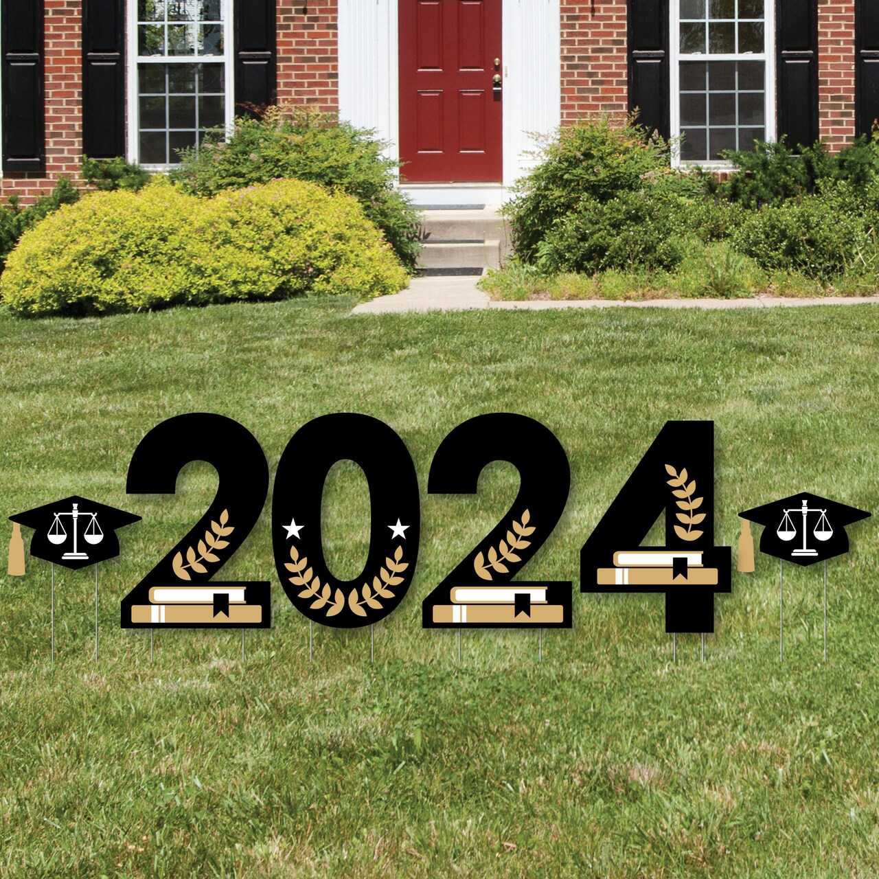 Big Dot of Happiness Law School Grad 2025 Yard Sign Outdoor Lawn